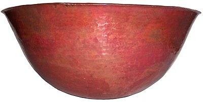 Natural Hammered Round Bathroom Copper Vessel