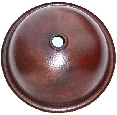 Hammered Round Bathroom Copper Sink