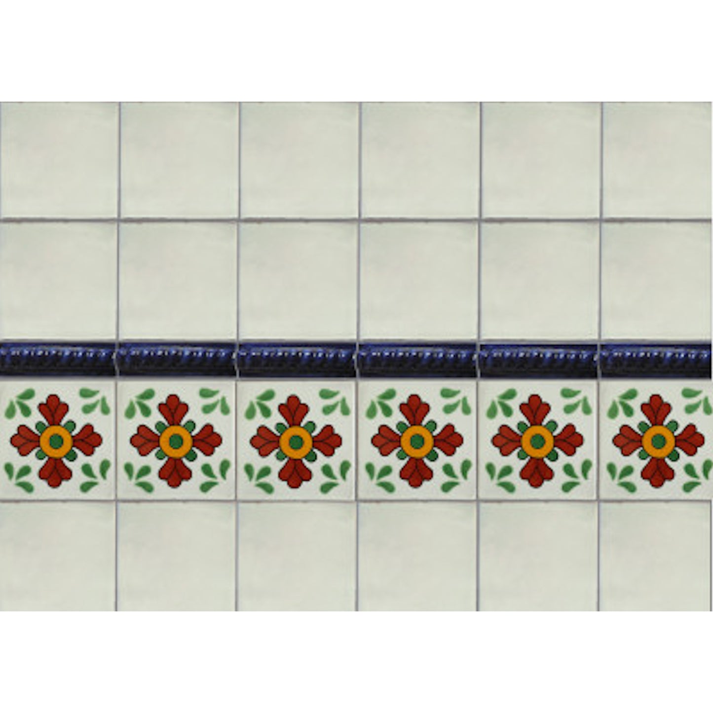 TalaMex Cobalt Blue Rope Molding 6 in.