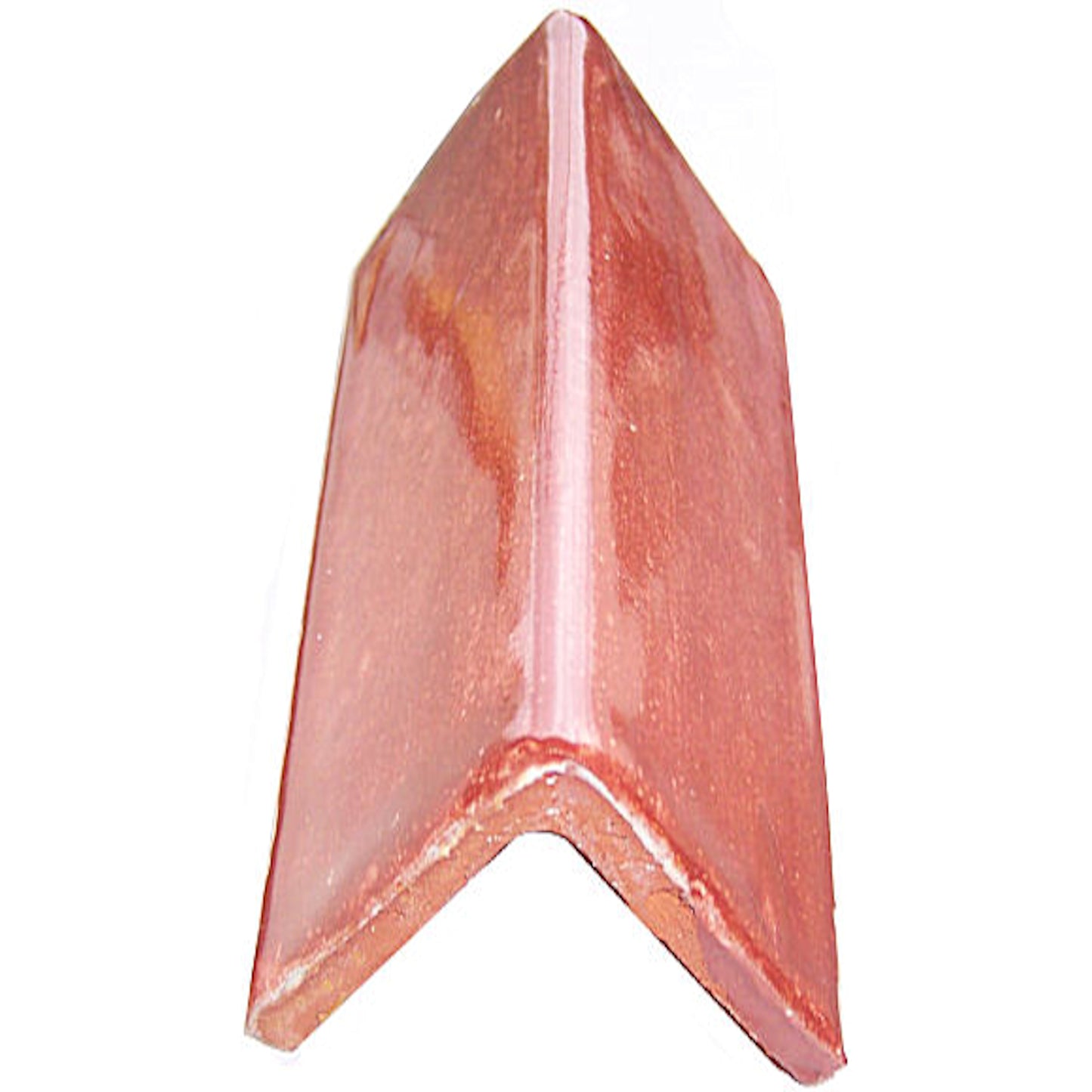 TalaMex Terracota Talavera Clay V-Cap 4 in.