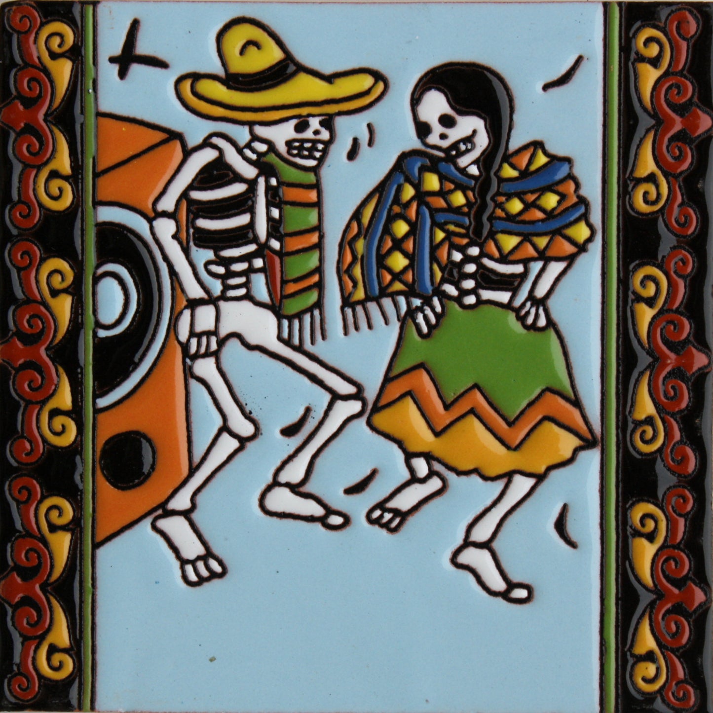 talamex_the_dancers._day-of-the-dead_clay_tile