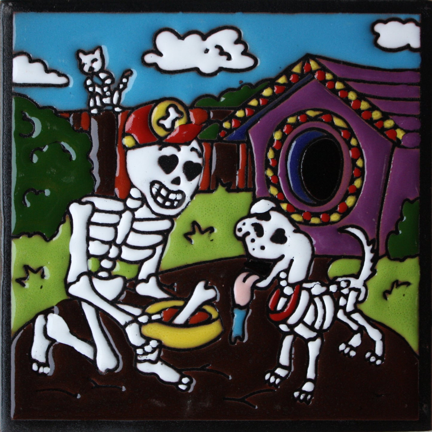 talamex_dog_lover._day-of-the-dead_clay_tile