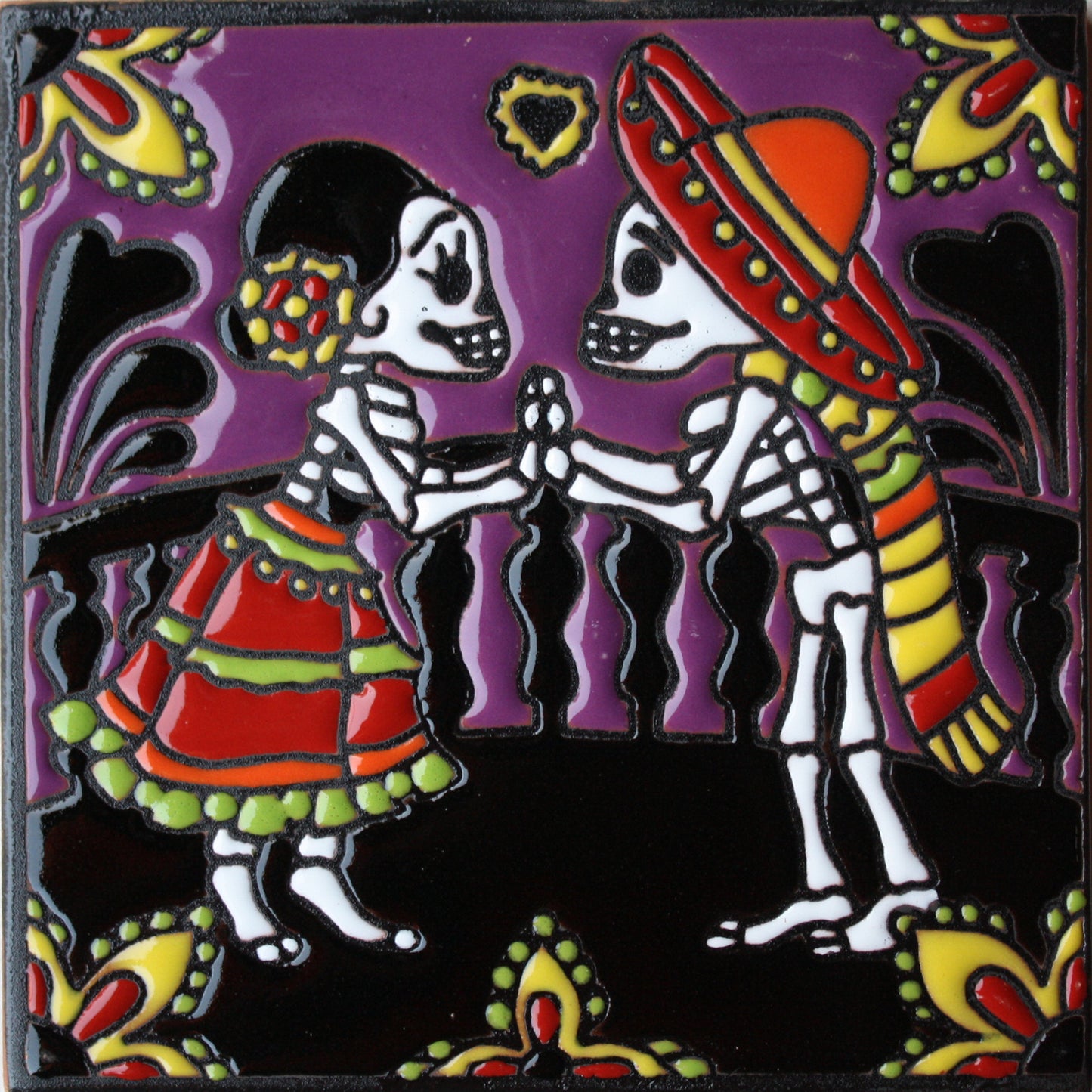talamex_the_lovers._day-of-the-dead_clay_tile
