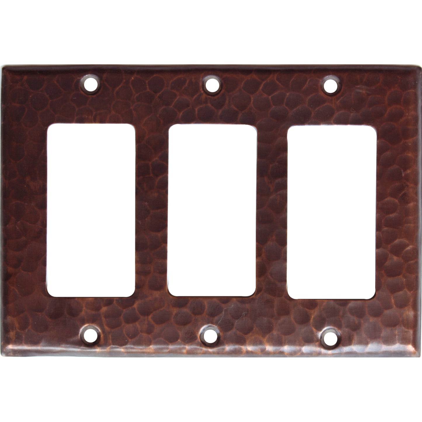 triple_decora_hammered_copper_switch_plate