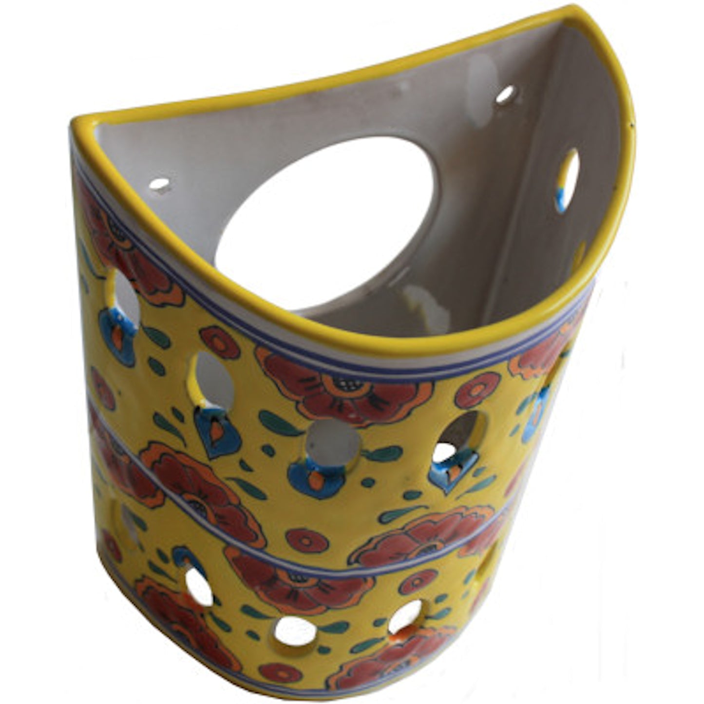 TalaMex Canary Talavera Ceramic Sconce