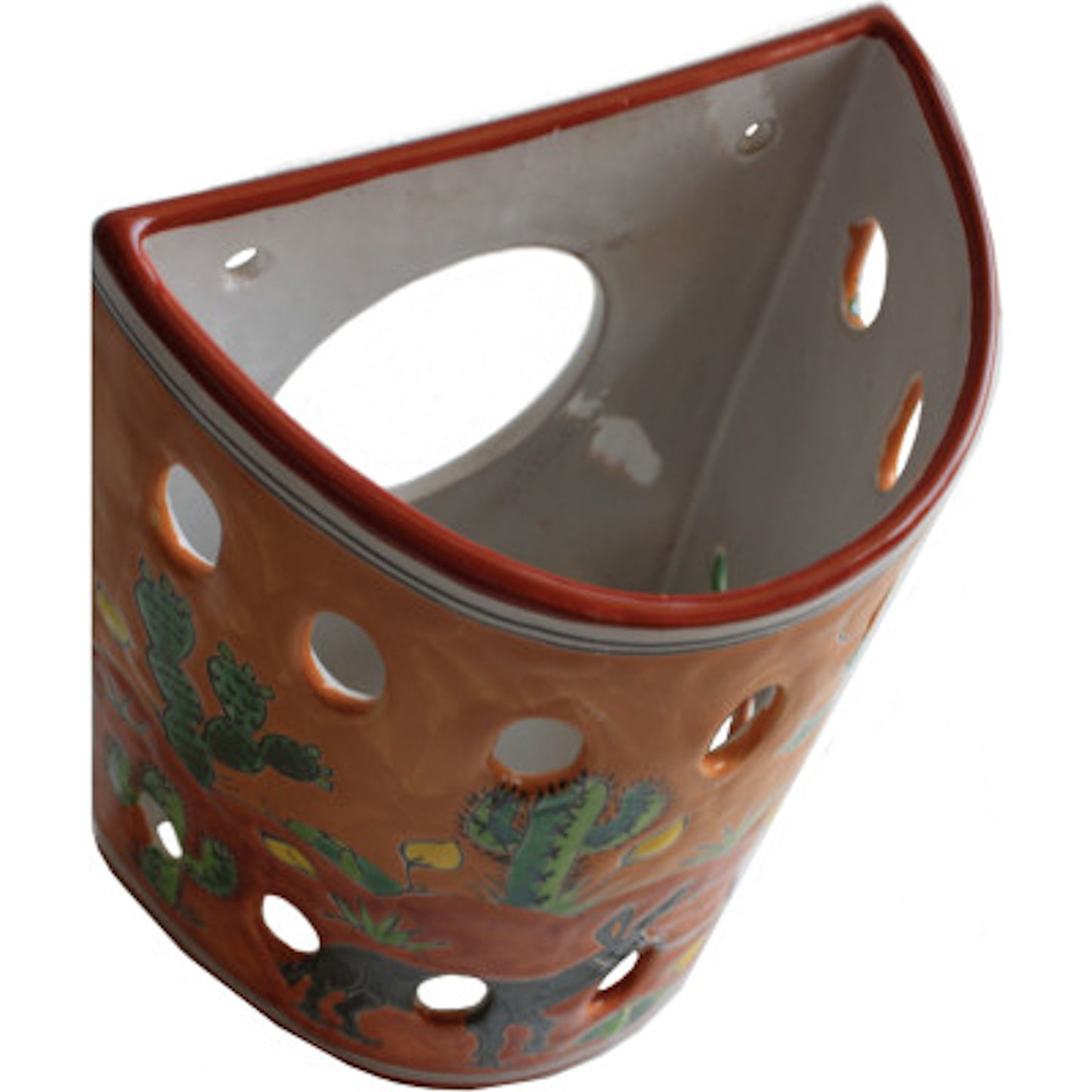 TalaMex Desert Talavera Ceramic Sconce
