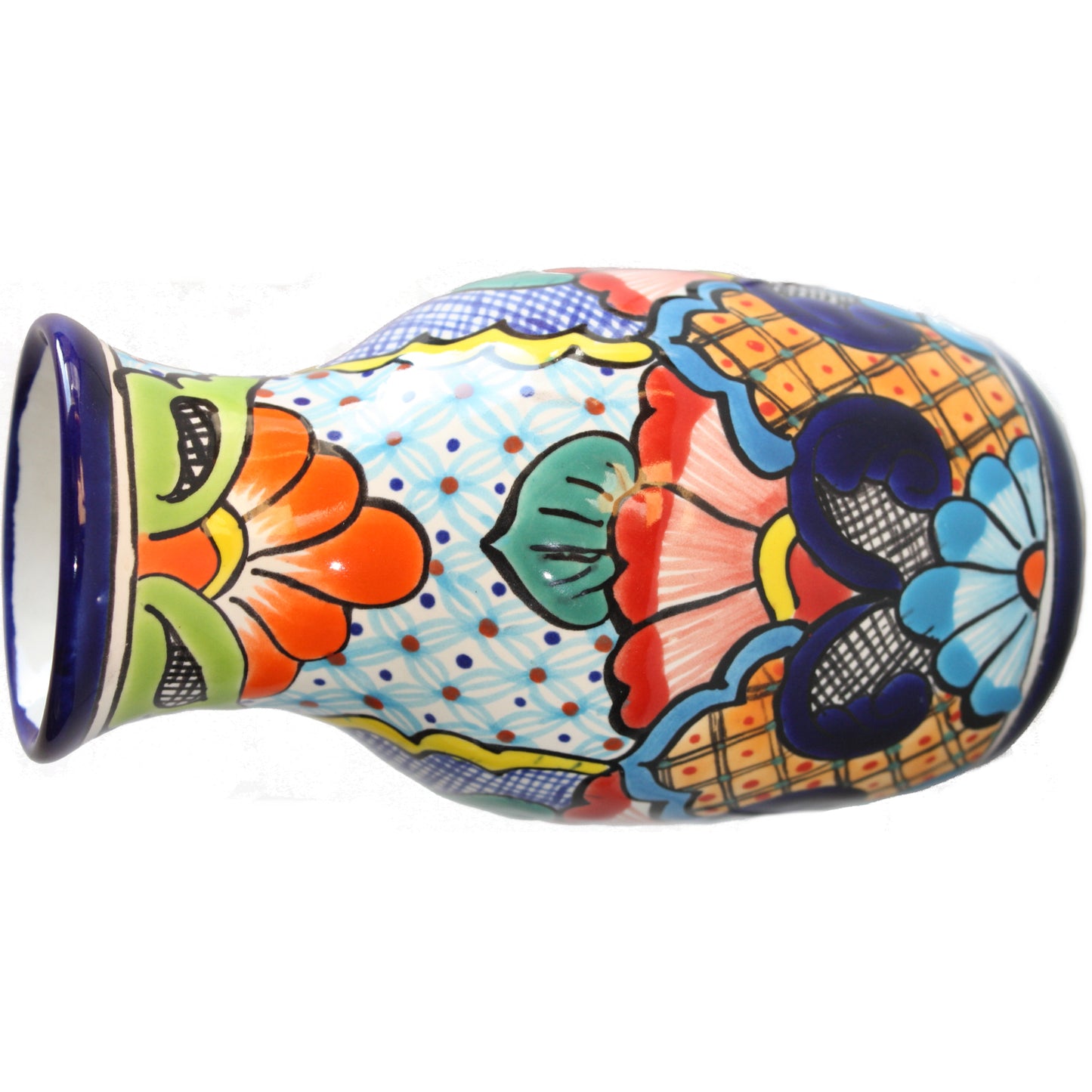 talamex_reinosa_mexican_talavera_flower_vase