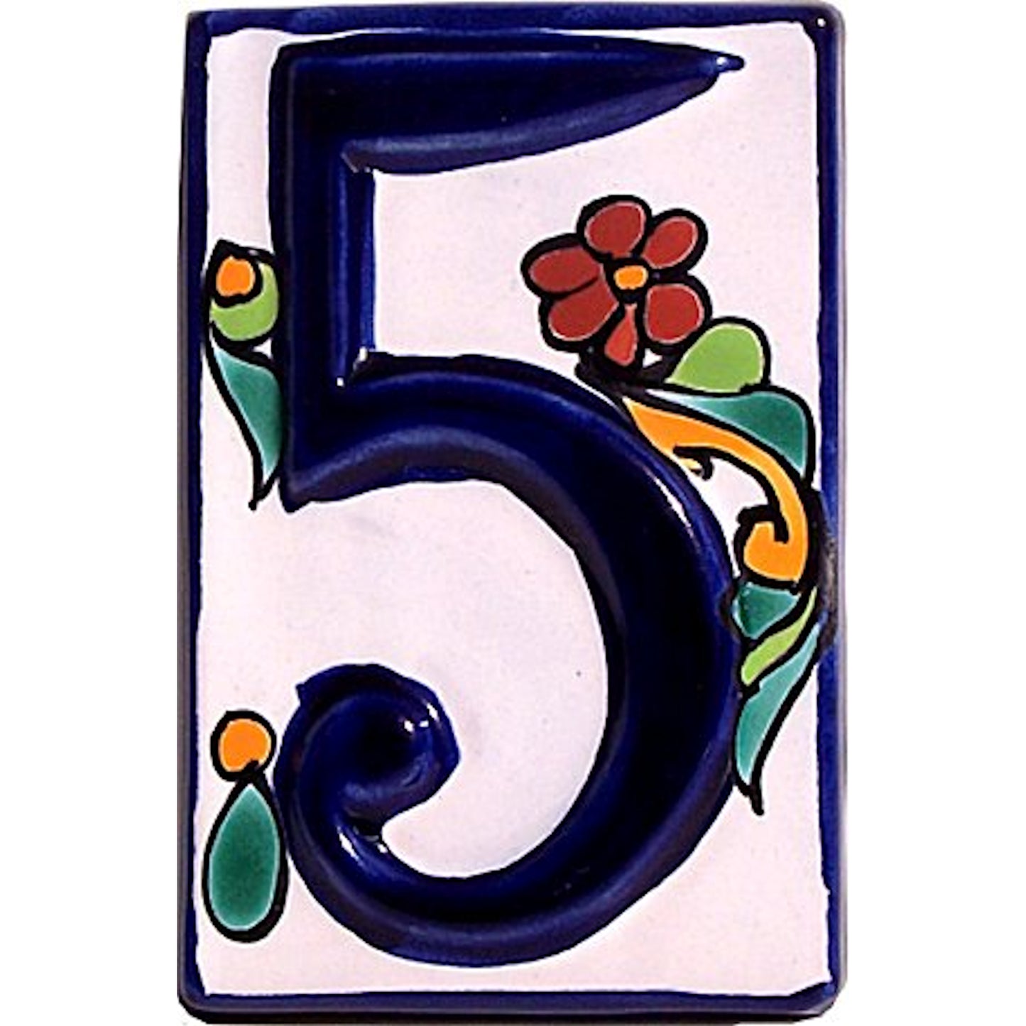 talamex_colonial_talavera_ceramic_house_number_five