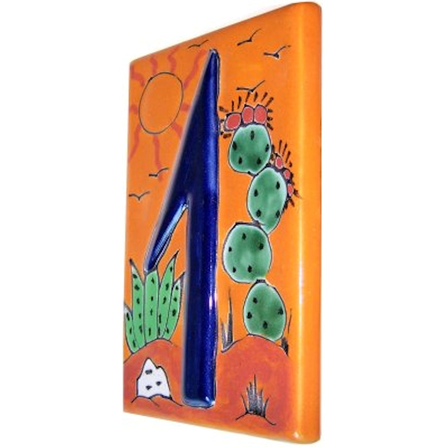 TalaMex Desert Talavera Ceramic House Number One