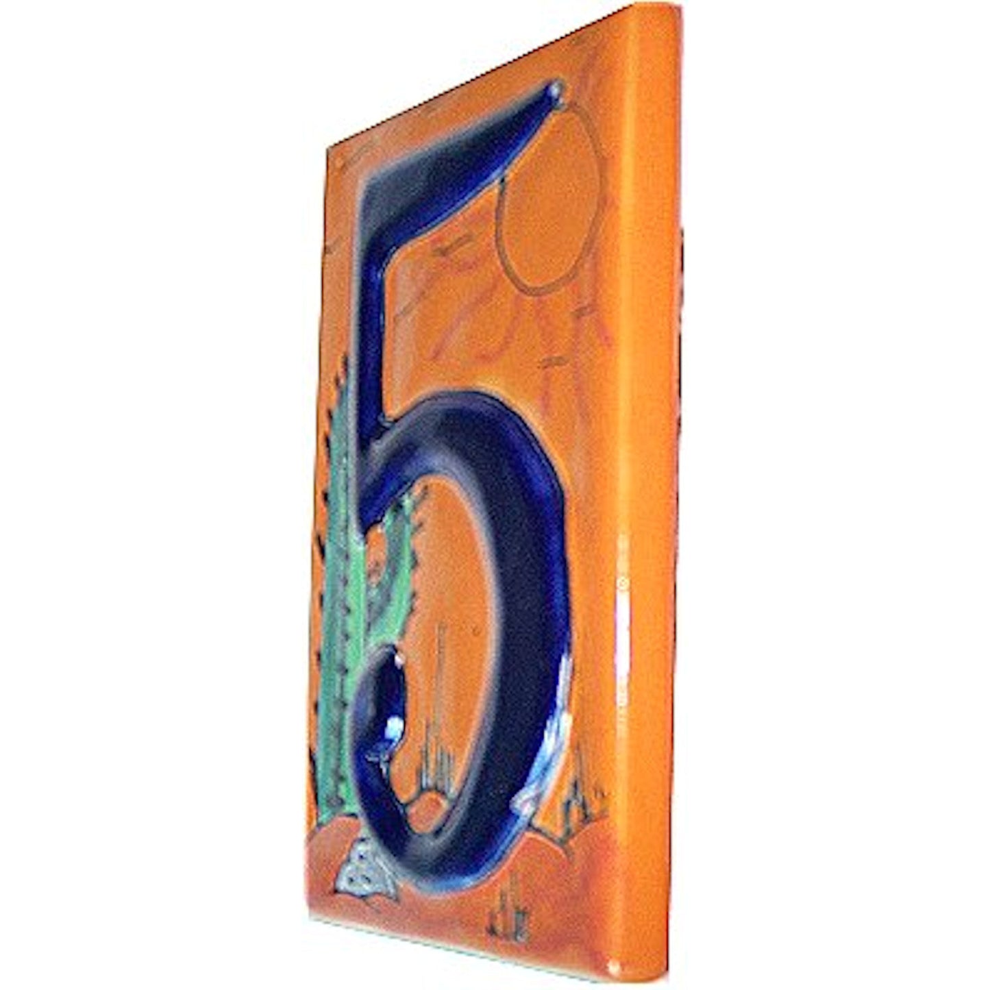 TalaMex Desert Talavera Ceramic House Number Five
