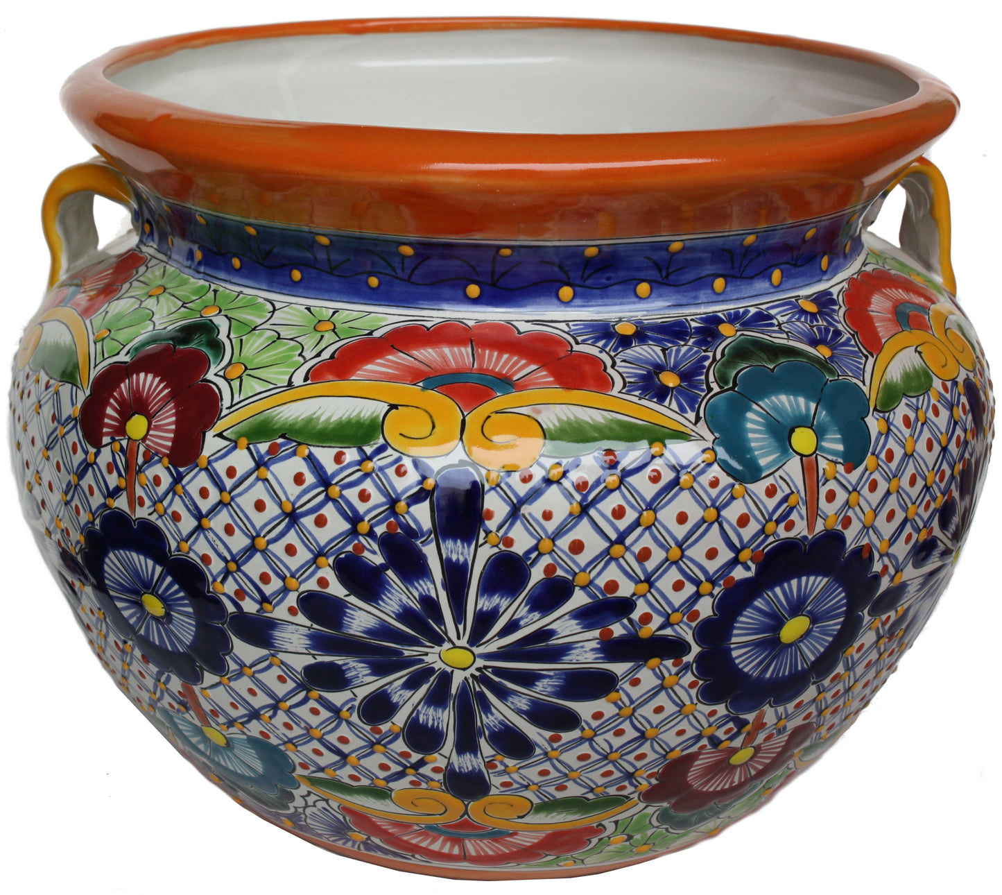 talamex_medium-sized_cherato_mexican_colors_talavera_ceramic_garden_pot