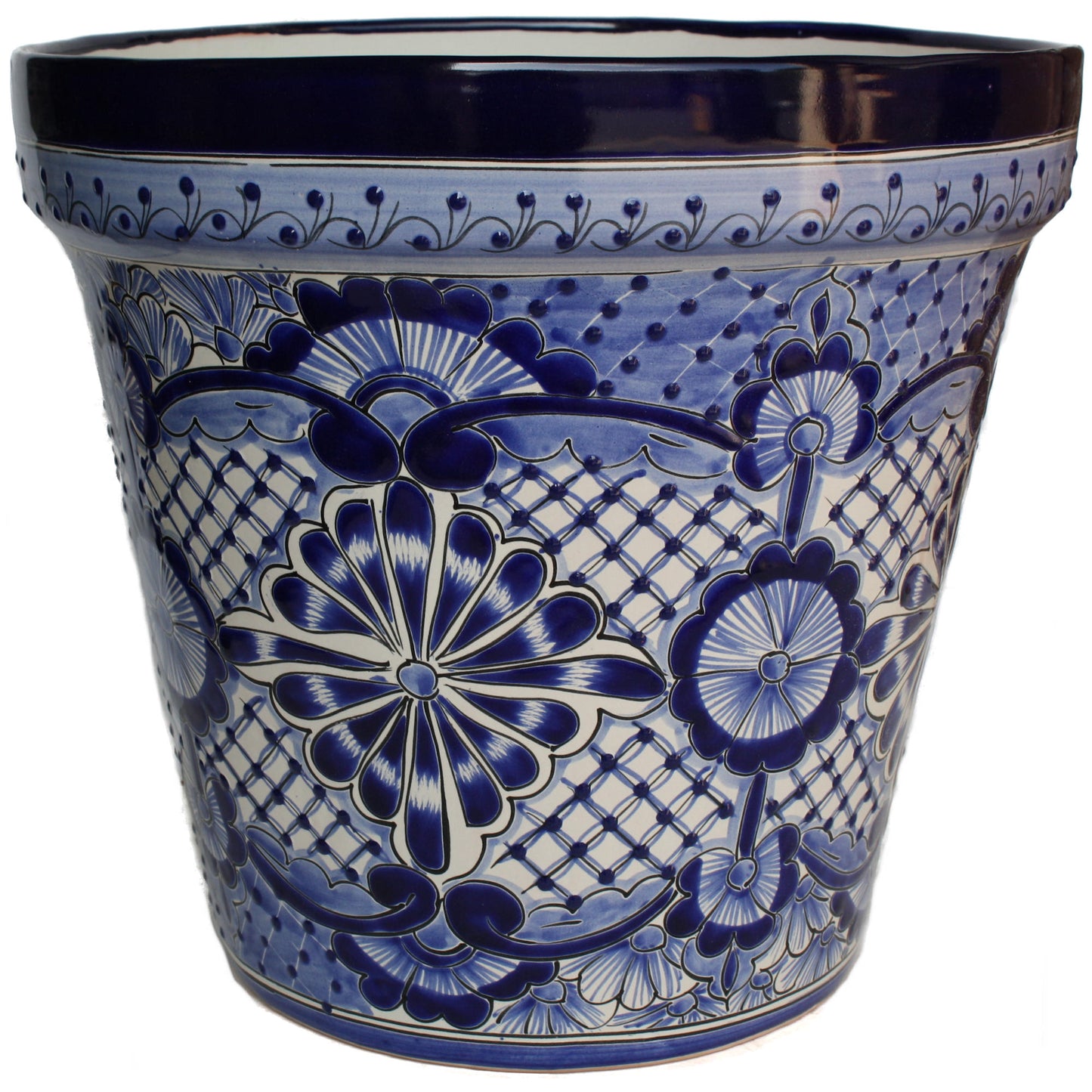 talamex_medium-sized_cocucho_mexican_colors_talavera_ceramic_garden_pot
