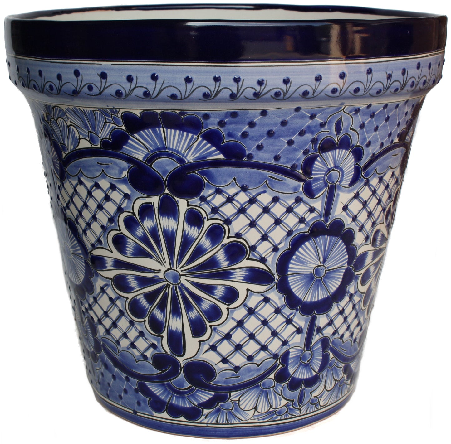 talamex_small-sized_cocucho_mexican_colors_talavera_ceramic_garden_pot