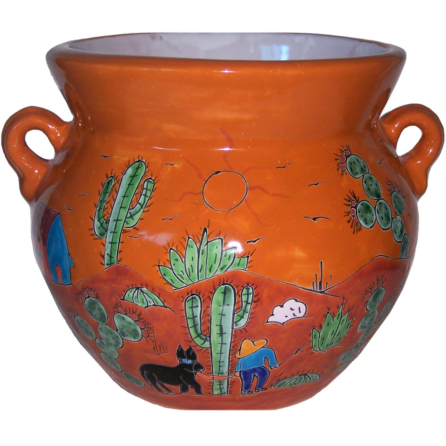 talamex_medium-sized_desert_mexican_colors_talavera_ceramic_garden_pot