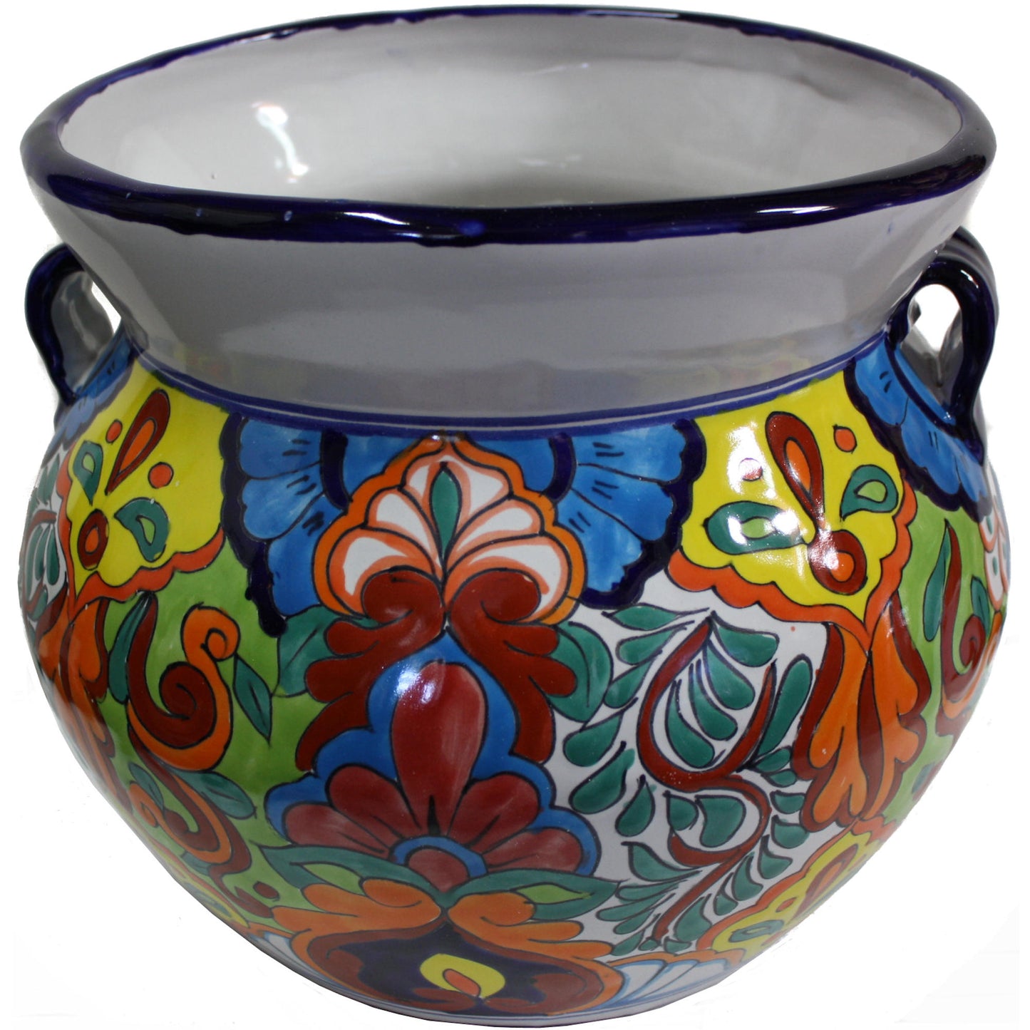 talamex_medium-sized_rainbow_mexican_colors_talavera_ceramic_garden_pot