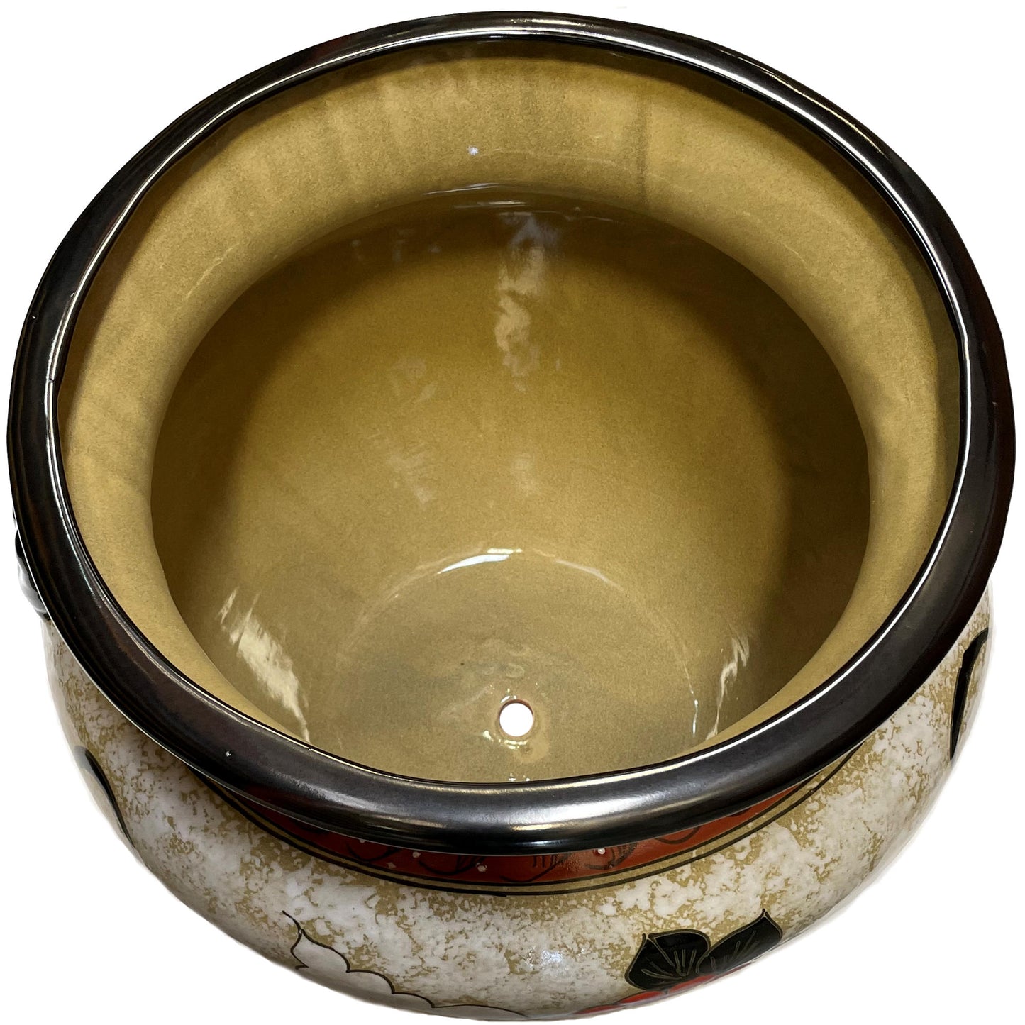 TalaMex Large-Sized Jacona Mexican Colors Talavera Ceramic Garden Pot