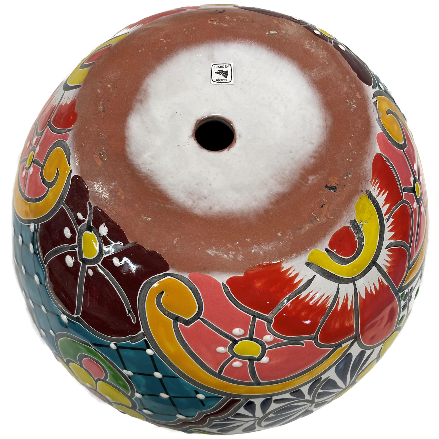 TalaMex Small-Sized Paracho Mexican Colors Talavera Ceramic Garden Pot