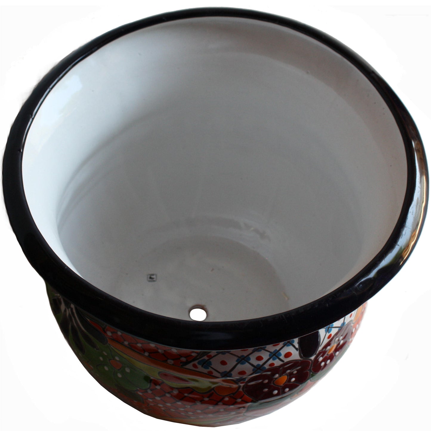 TalaMex Azteca Mexican Colors Talavera Ceramic Garden Pot