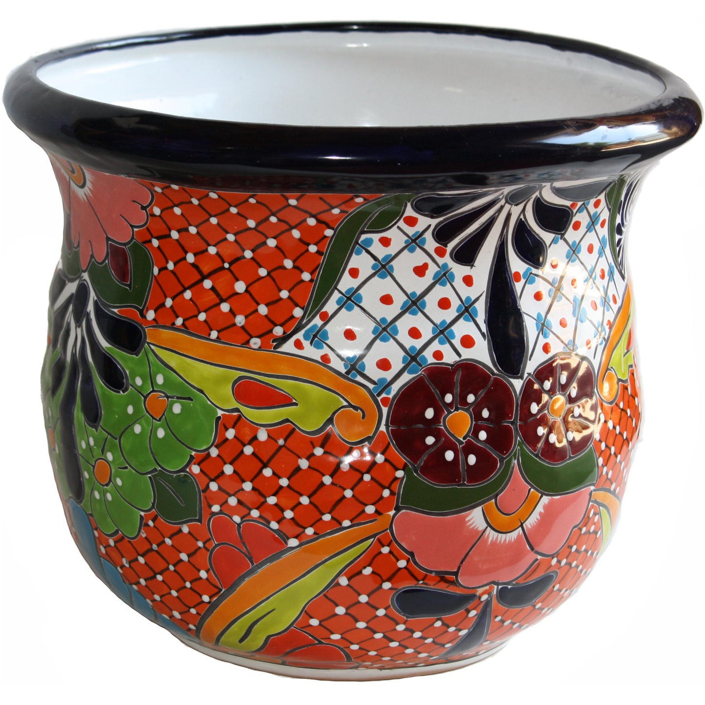 talamex_azteca_mexican_colors_talavera_ceramic_garden_pot