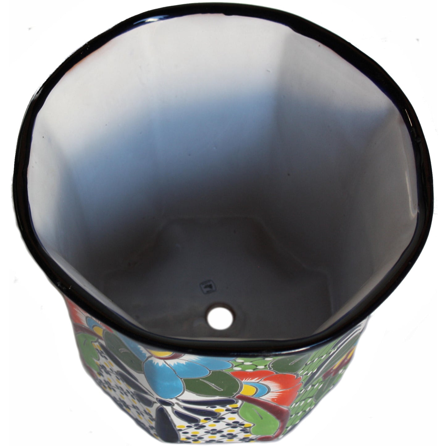 TalaMex Sevina Mexican Colors Talavera Ceramic Garden Pot