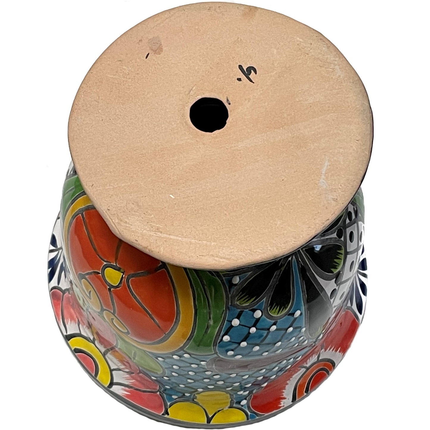 TalaMex Abasolo Mexican Colors Talavera Ceramic Garden Pot