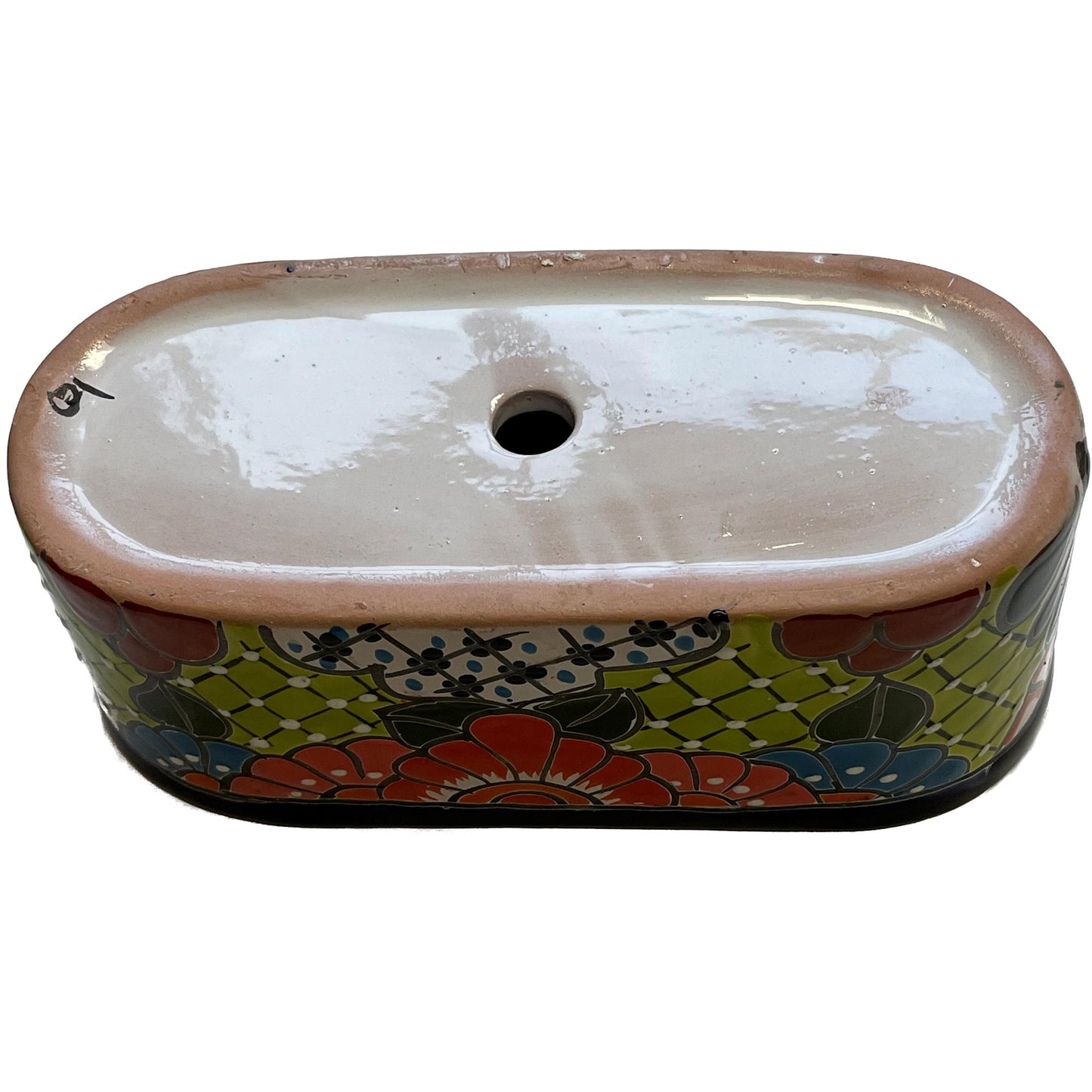 TalaMex Cuna Mexican Colors Talavera Ceramic Garden Pot