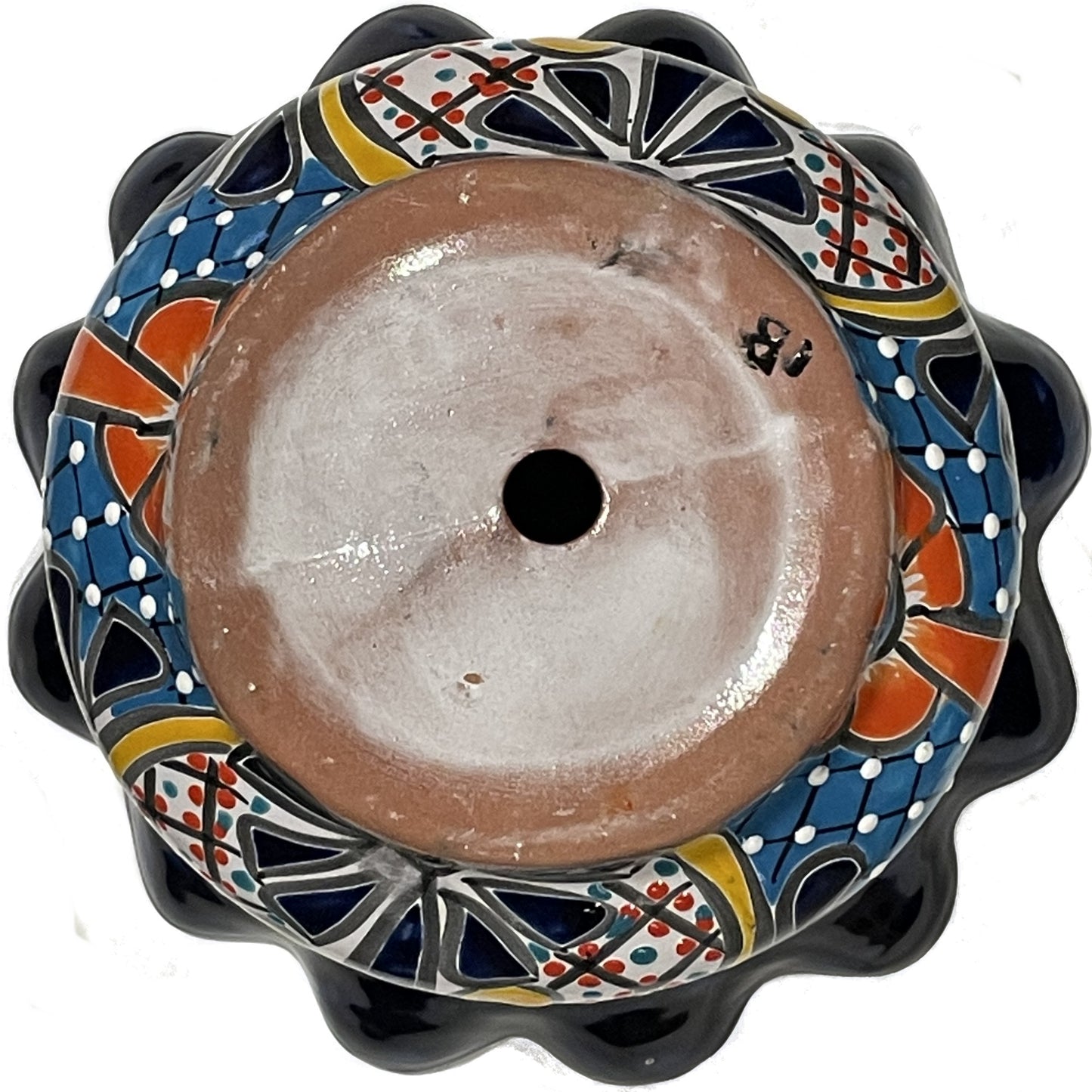 TalaMex Duero Mexican Colors Talavera Ceramic Garden Pot