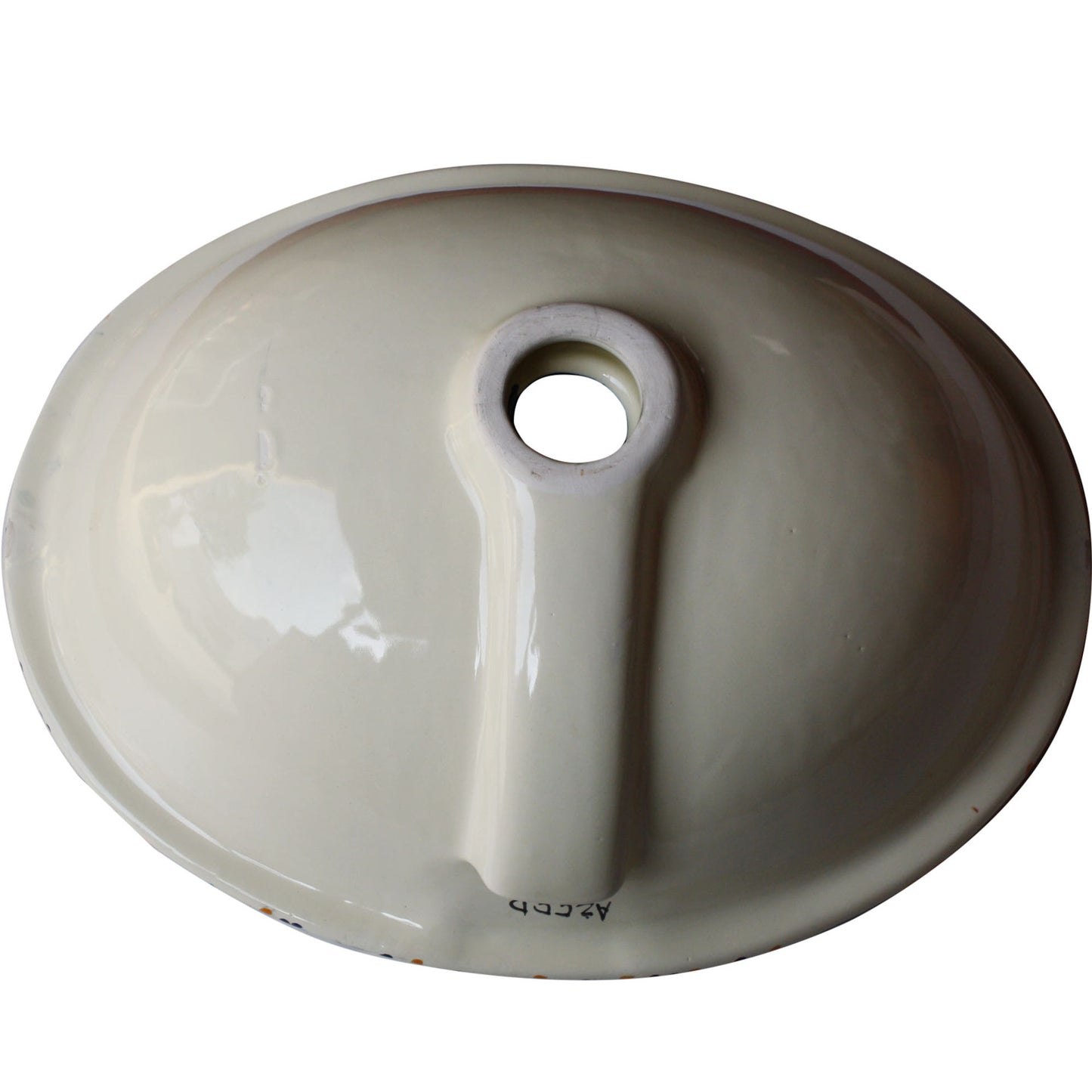 TalaMex Blue Clover Ceramic Talavera Mexican Bathroom Sink