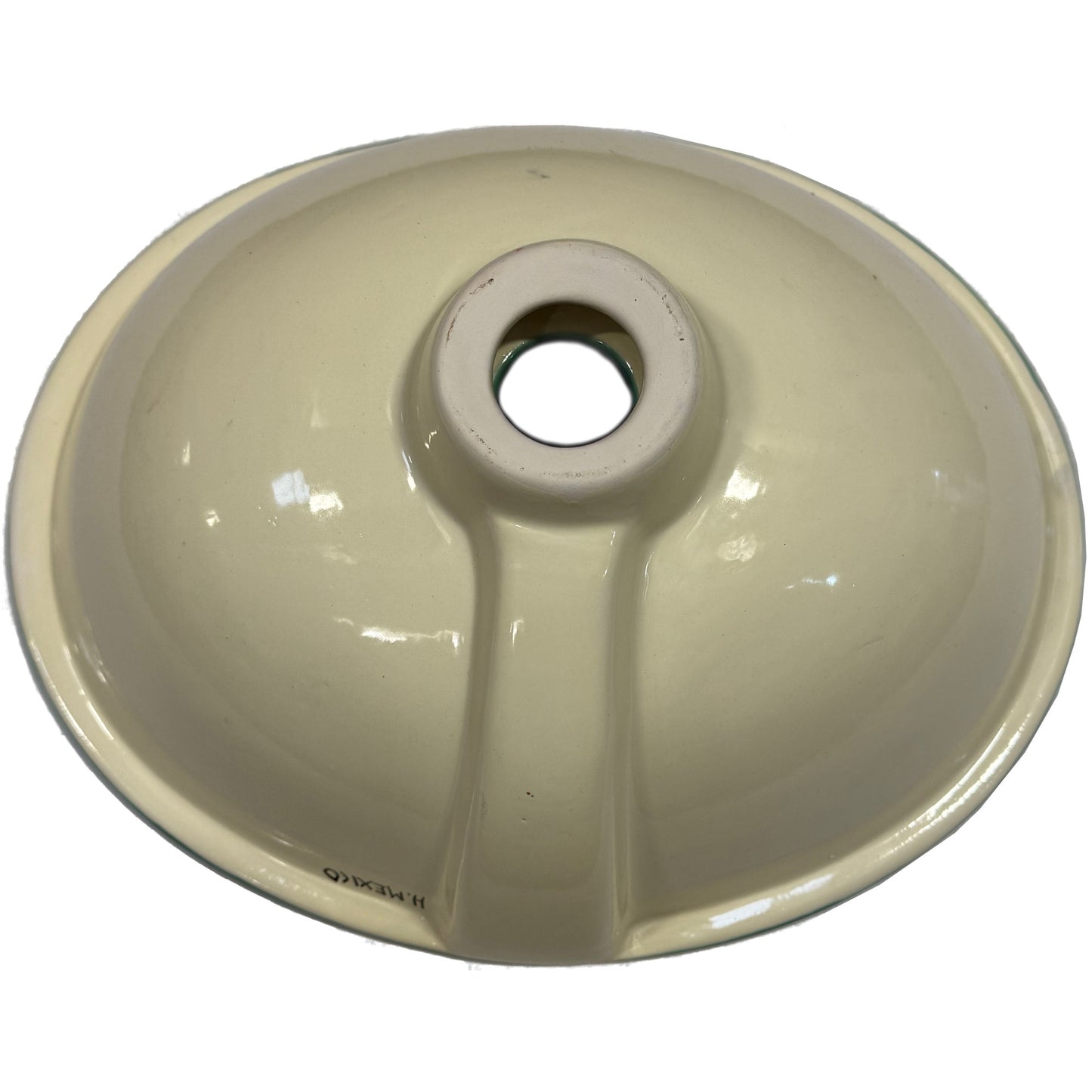 TalaMex Green Greca Ceramic Talavera Mexican Bathroom Sink