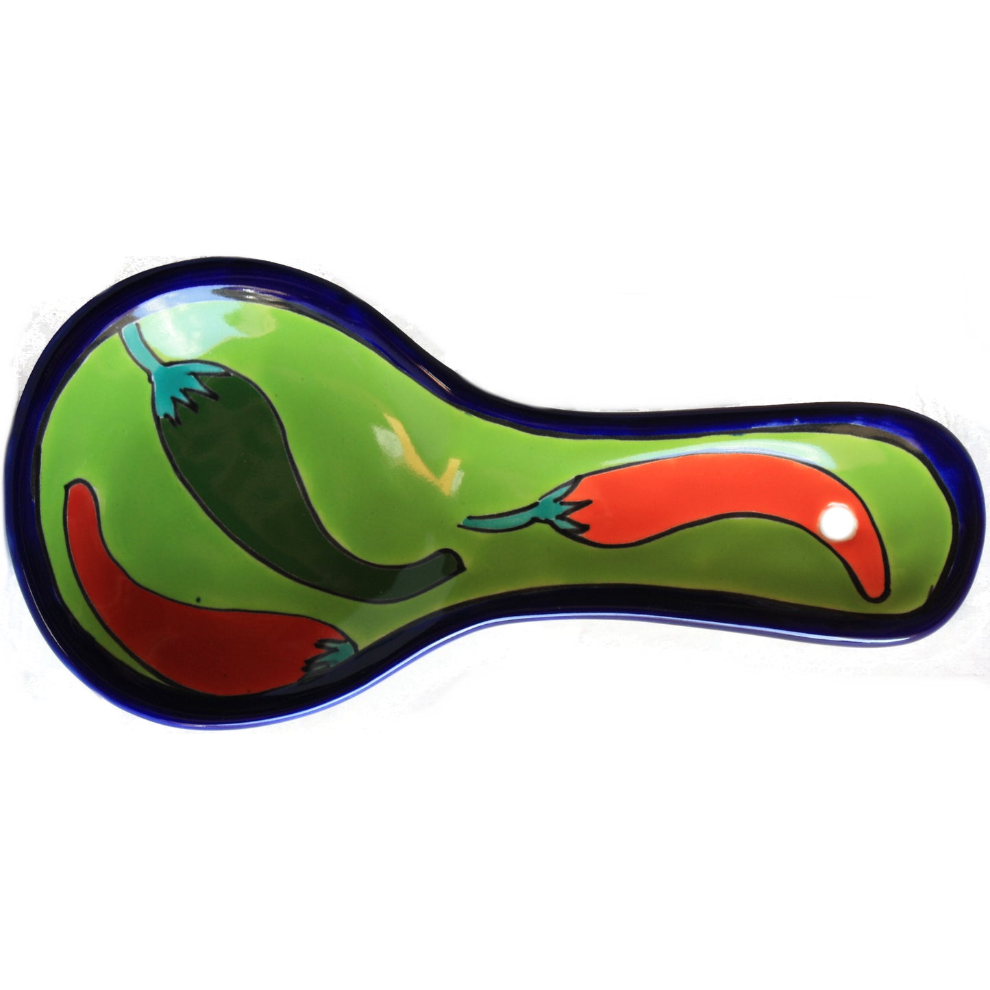 talamex_chiles_talavera_ceramic_spoon_rest