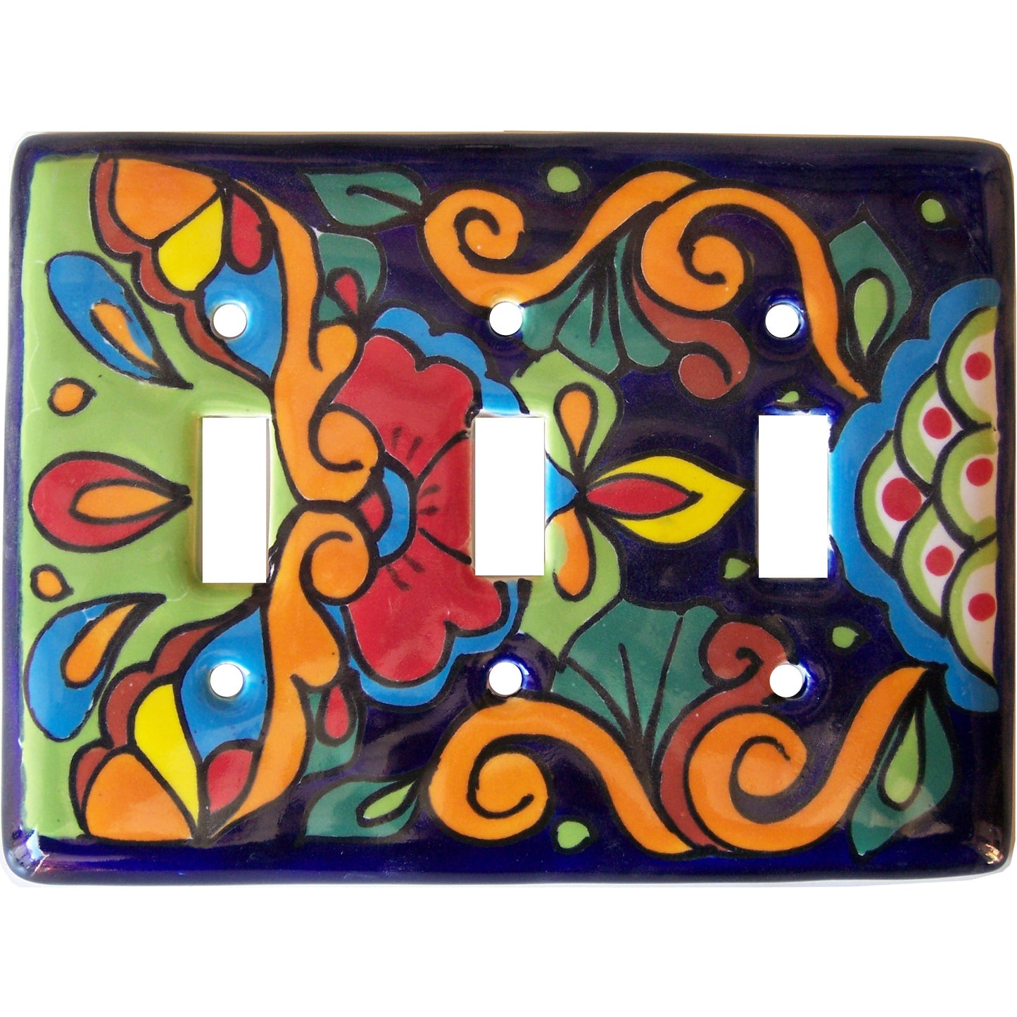 talamex_rainbow_triple_toggle_mexican_talavera_ceramic_switch_plate