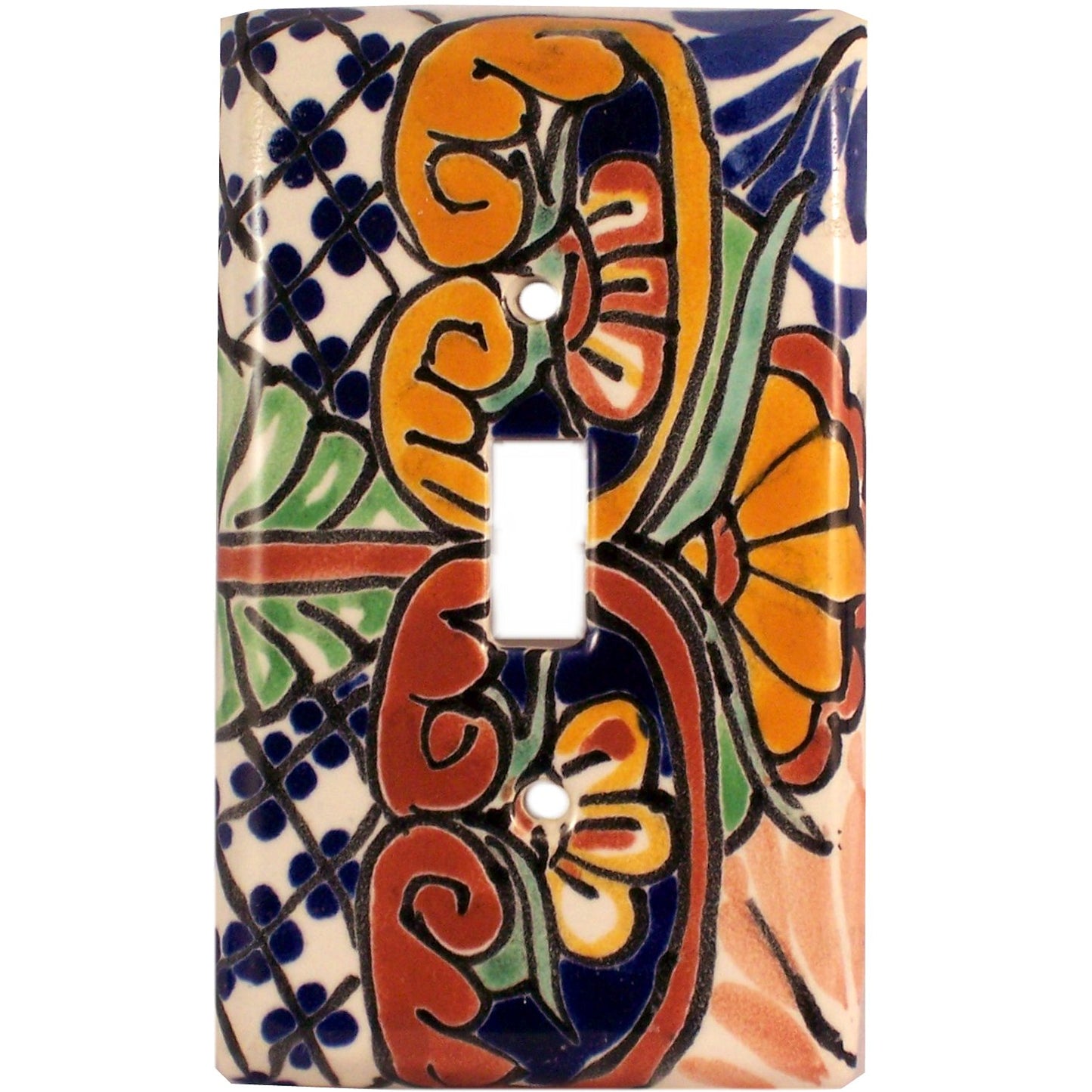 talamex_mantel_single_toggle_mexican_talavera_ceramic_switch_plate