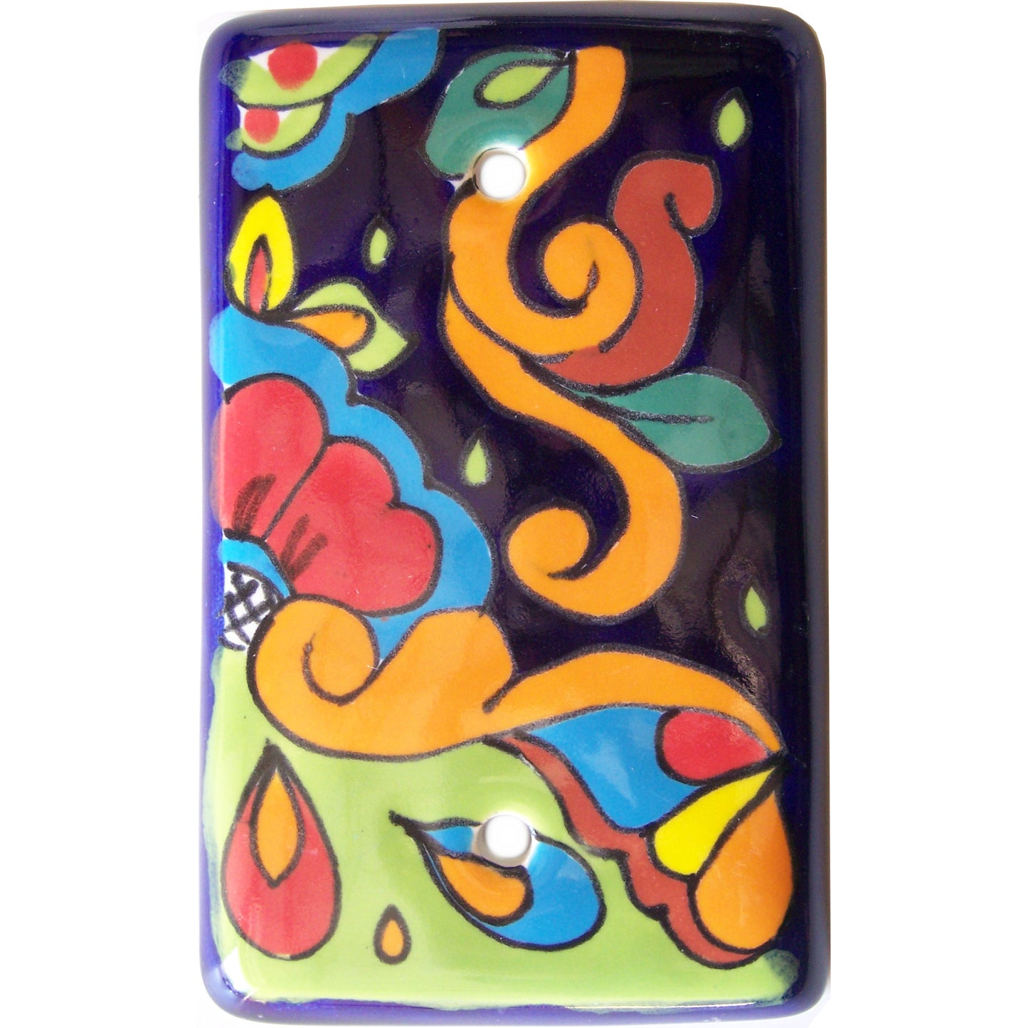 talamex_rainbow_cover_mexican_talavera_ceramic_switch_plate