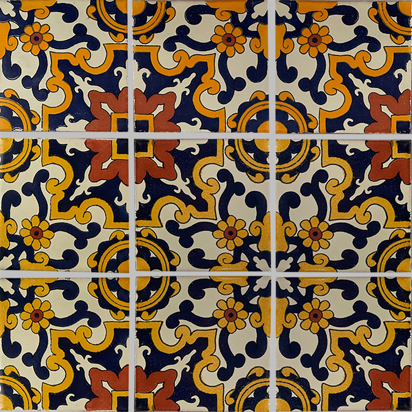 TalaMex Hidalgo Talavera Mexican Tile