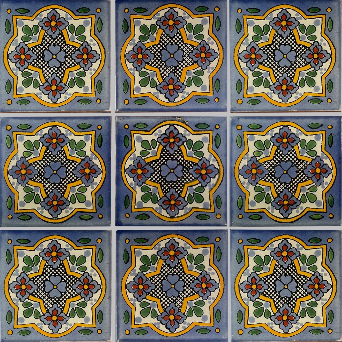 TalaMex Sky Talavera Mexican Tile