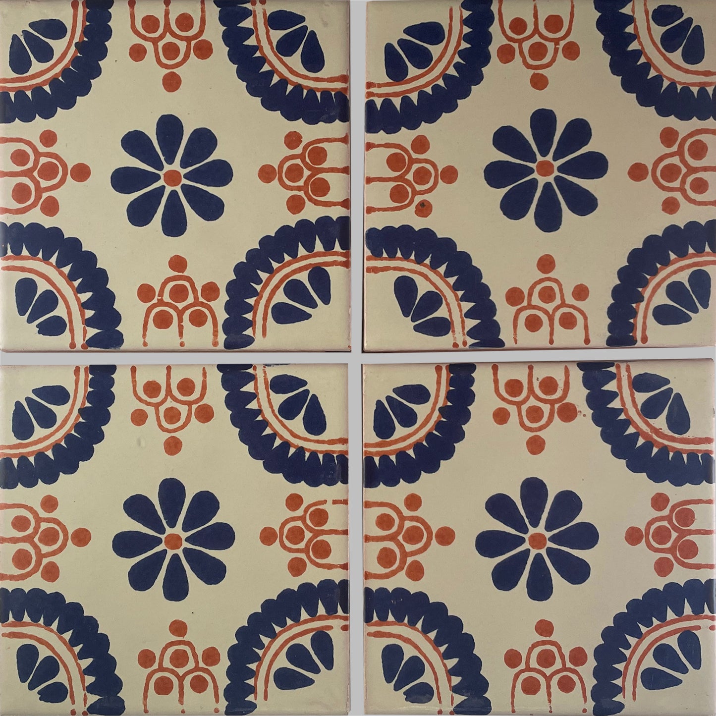 TalaMex Blue Madrid Talavera Mexican Tile