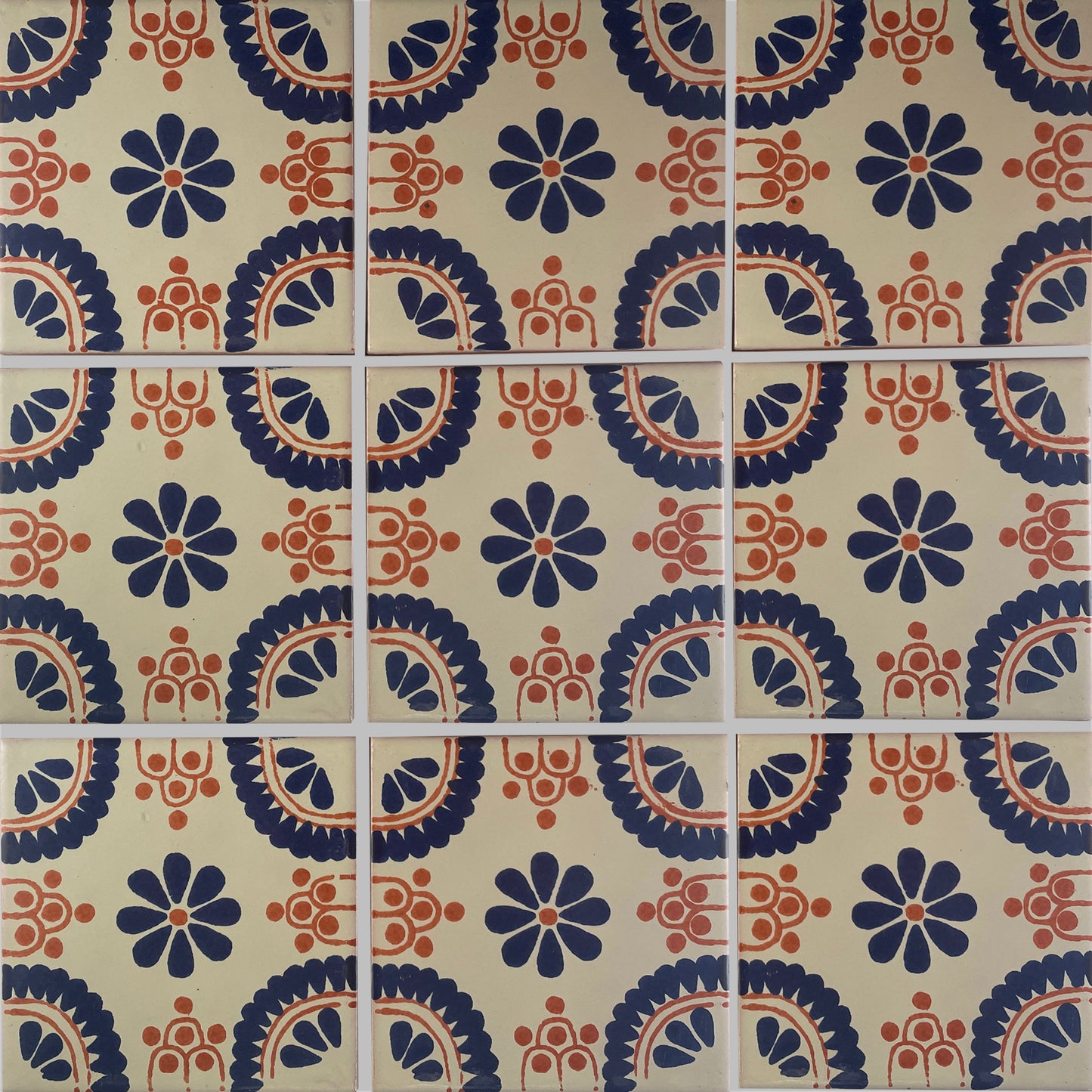 TalaMex Blue Madrid Talavera Mexican Tile