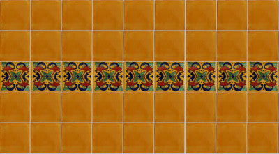 TalaMex Yellow Talavera Mexican Tile