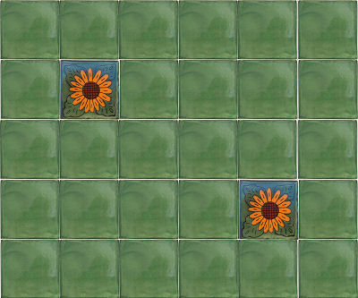 TalaMex Green Talavera Mexican Tile