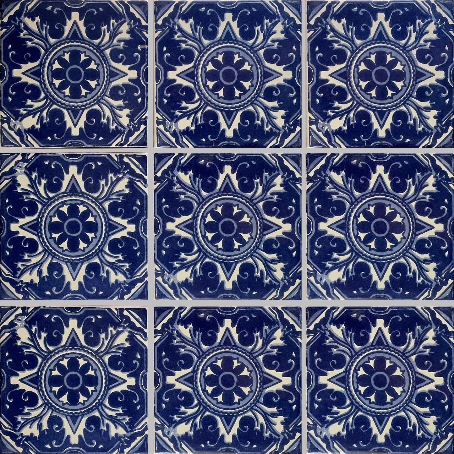 TalaMex Blue Forest Talavera Mexican Tile
