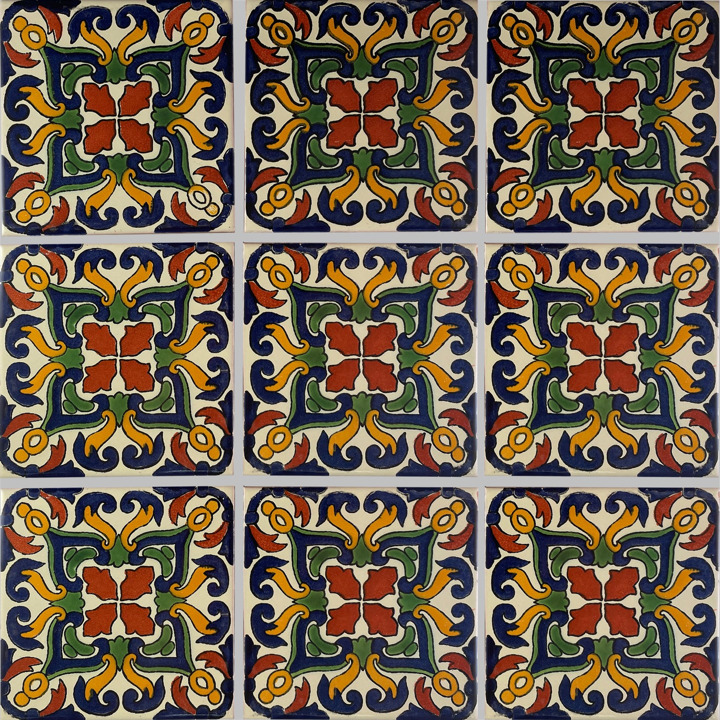 TalaMex Fuego Talavera Mexican Tile