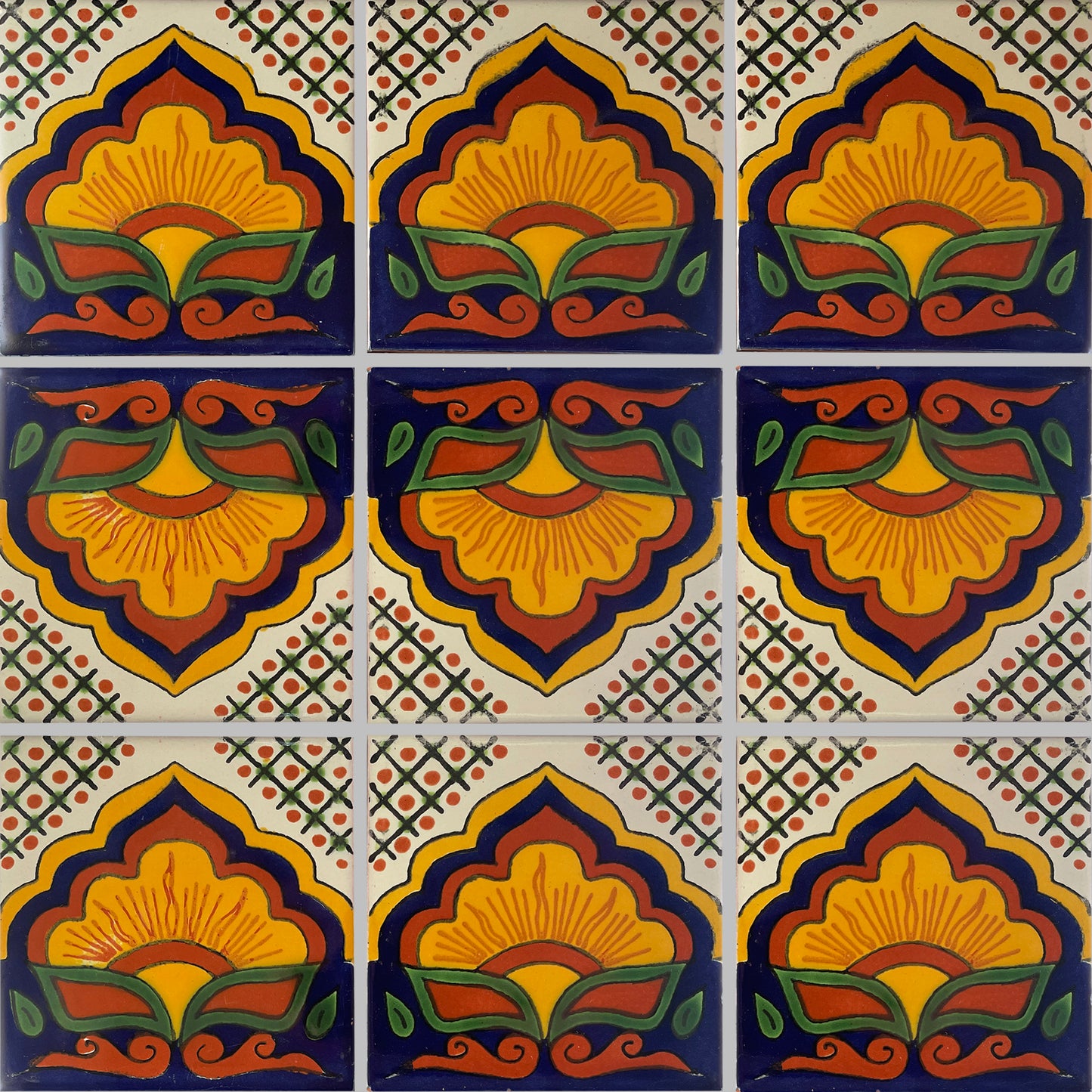 TalaMex Sunrise Talavera Mexican Tile