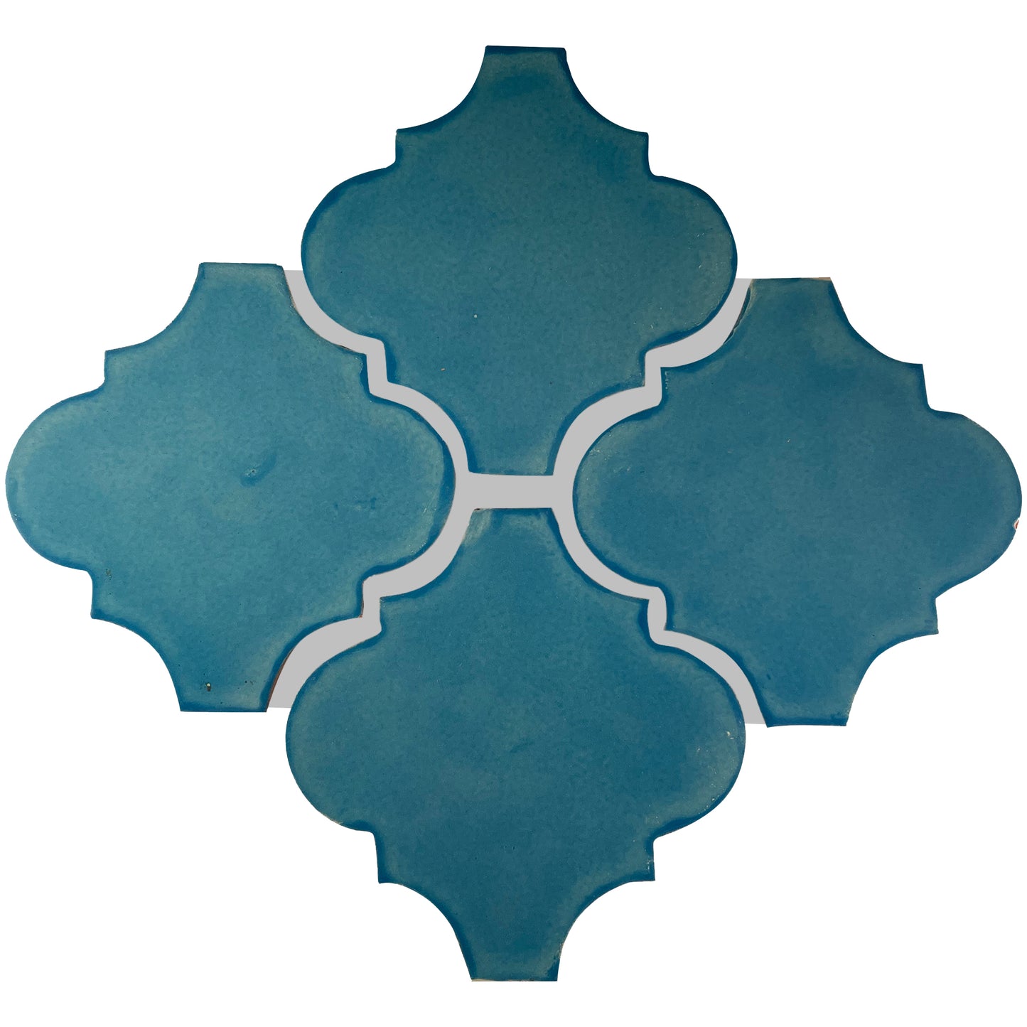 TalaMex Lantern Aqua Mexican Tile