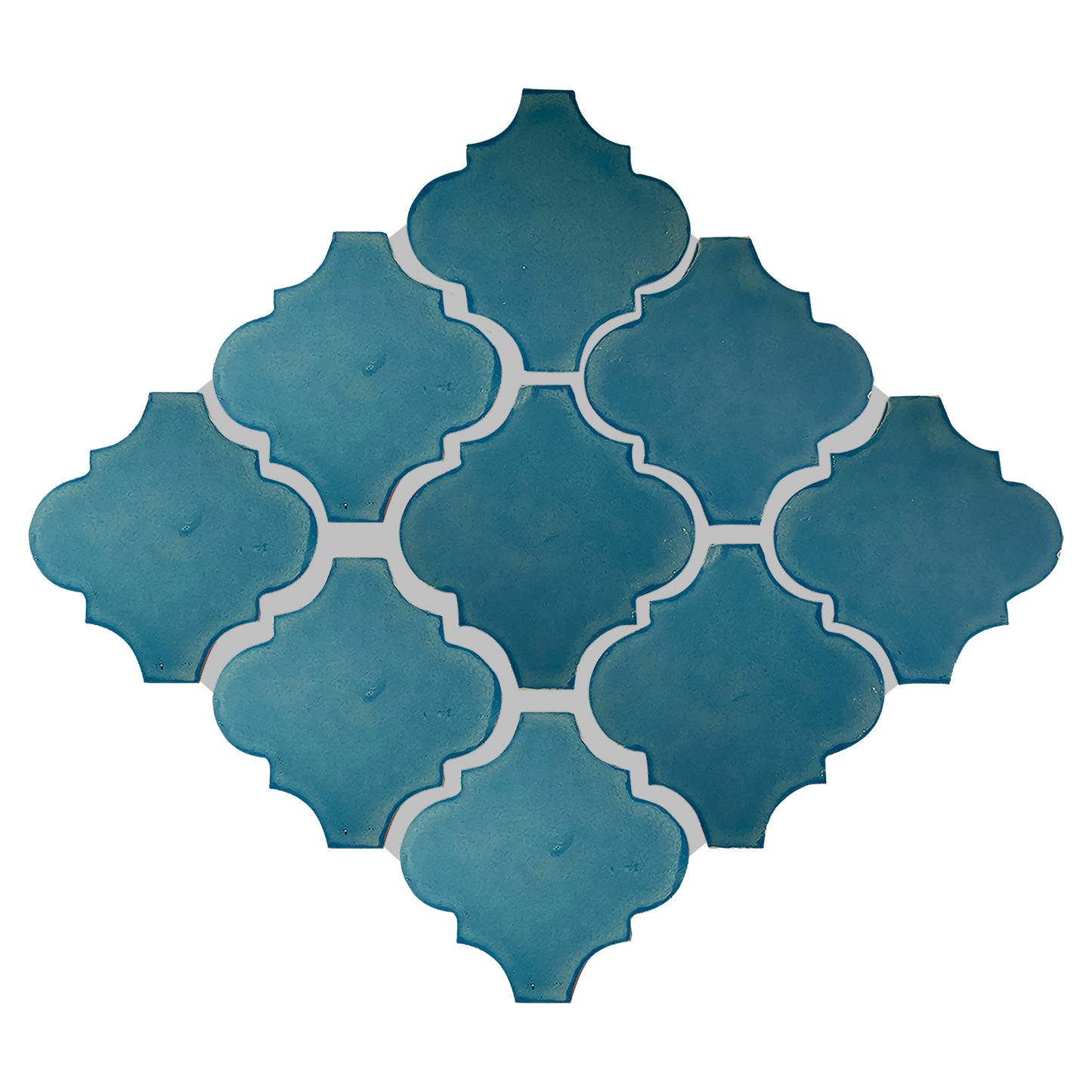 TalaMex Lantern Aqua Mexican Tile