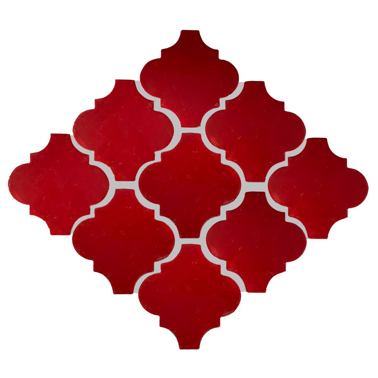 TalaMex Lantern Red Mexican Tile