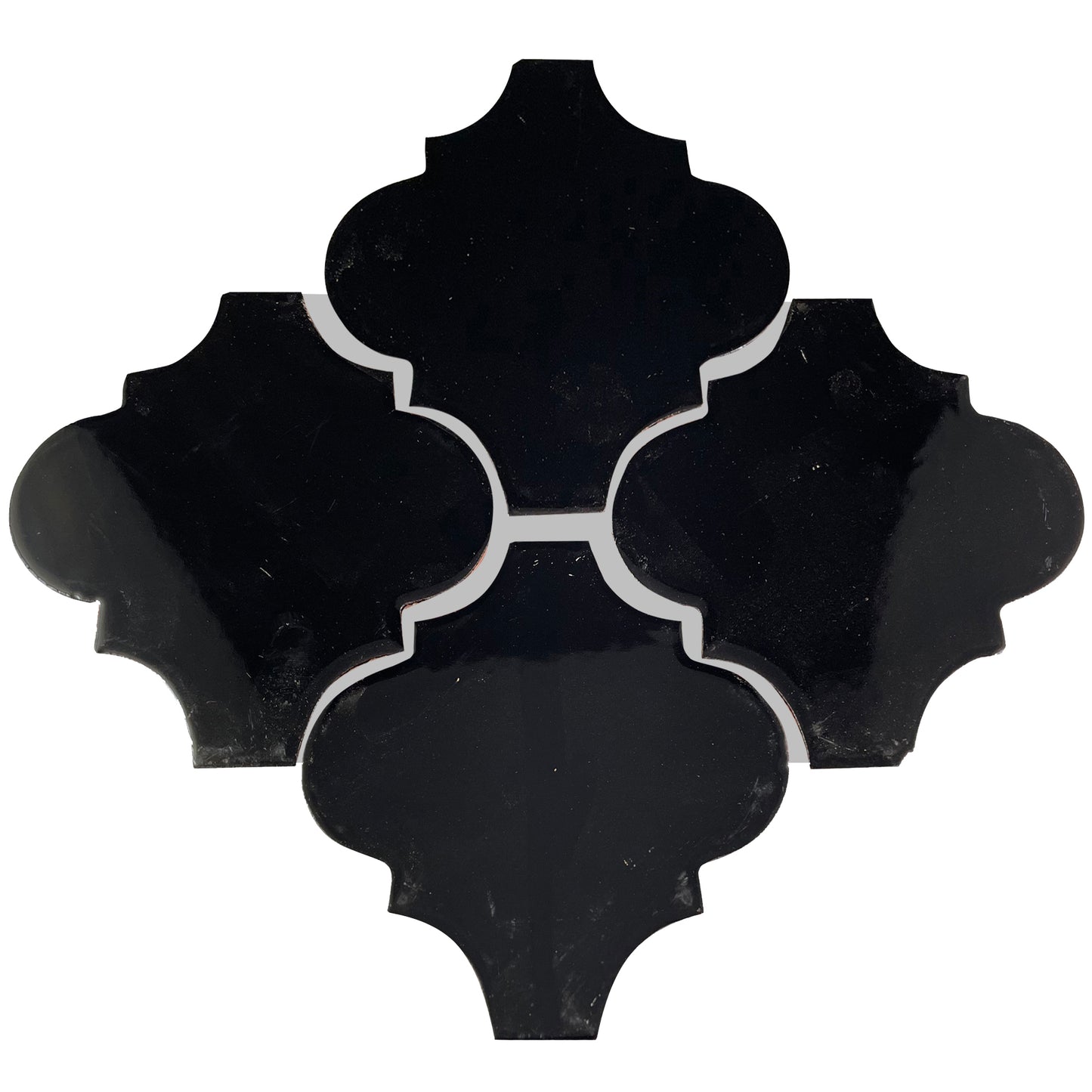TalaMex Lantern Black Mexican Tile