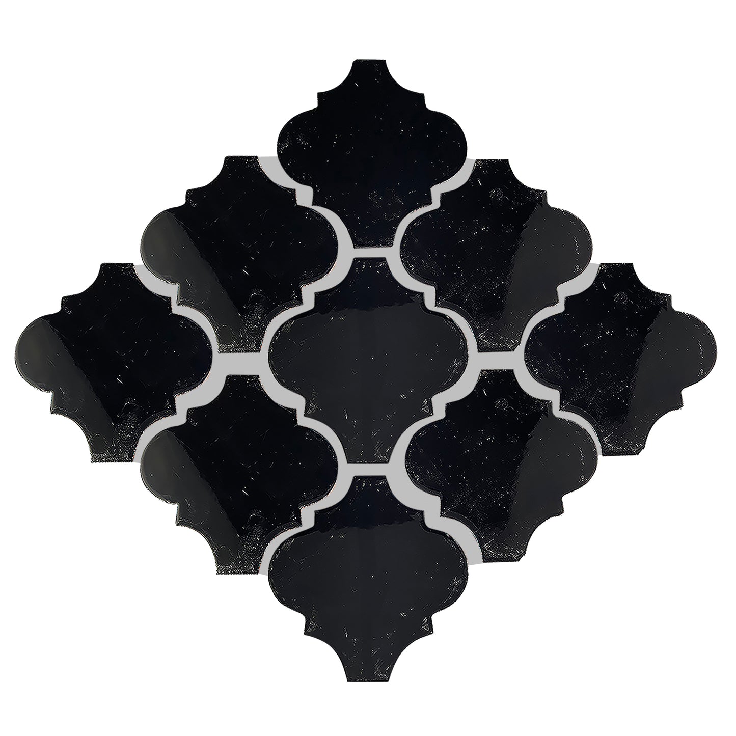 TalaMex Lantern Black Mexican Tile