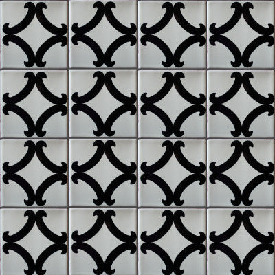 TalaMex Black Diamond Talavera Mexican Tile