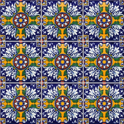 TalaMex Aldeno Talavera Mexican Tile