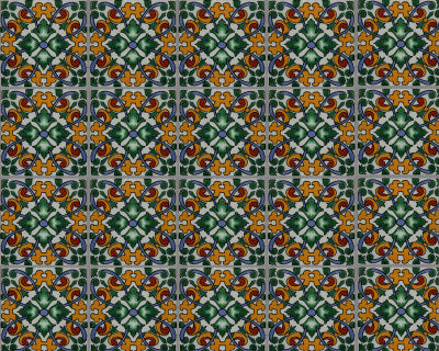 TalaMex Becedas Talavera Mexican Tile